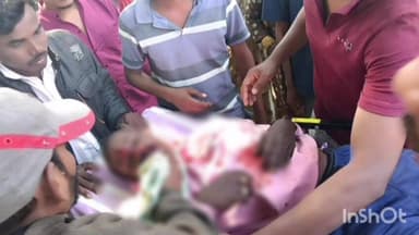 పాతపట్నం: భగదళ గ్రామ సమీపంలో ద్విచక్ర వాహనాన్ని ఢీ కొట్టిన ఆటో,ద్విచక్ర వాహనదారుడికి తీవ్రగాయాలు