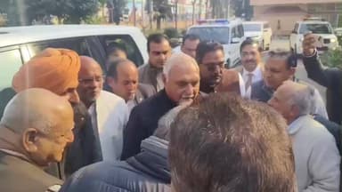 थानेसर: पूर्व मुख्यमंत्री भूपेंद्र सिंह हुड्डा पहुंचे कुरुक्षेत्र, भाजपा सरकार पर साधा निशाना