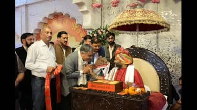 डूंगला: रतन भाग में श्री श्री 1008 उत्तम स्वामी जी के सान्निध्य में आयोजित श्रीमद्भागवत महापुराण में सहकारिता मंत्री रहे मौजूद