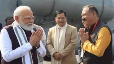 তেজপুৰ: কলিয়াবৰত ভাৰতৰ প্ৰধানমন্ত্ৰীক আদৰণি তেজপুৰ সমষ্টিৰ বিধায়ক পৃথ্বিৰাজ ৰাভাৰ