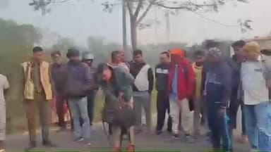 खड़गपुर: गंगटा थाना क्षेत्र के मिल्की बजरंगबली स्थान के पास अनियंत्रित हाईवा ने बाइक सवार को टक्कर मारी, मौके पर मौत