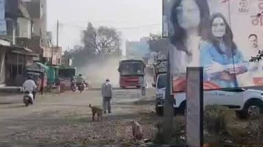 मालेगाव: शिरपूर येथील बस स्थानक ते रिसोड फाटा रस्त्याची दयनीय अवस्था धुळीचे साम्राज्य