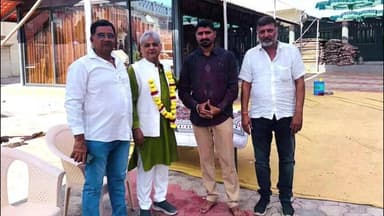 માણાવદર: બળેજ મઢ ખાતે માતાજીના કળશ પ્રસંગે ભાજપ નેતા જવાહરભાઈ ચાવડાની ઉપસ્થિત રહ્યાં