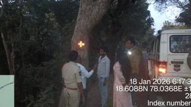 నిజామాబాద్ రూరల్: మల్లారంలో రోడ్డు ప్రమాదాల నియంత్రణ కోసం రేడియం స్టిక్కర్లను అతికించిన రూరల్ టౌన్ SHO శ్రీనివాస్