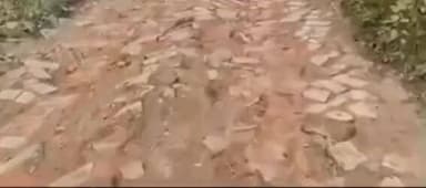 সাব্রুম: হার্বাতলী-আমতলী-ভাঙ্গামুড়া রাস্তাটি বেহাল দশা, দ্রুত সংস্কারের দাবি জানান গ্রামবাসী