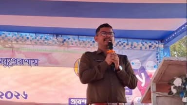 সিউড়ি ১: বীরভূম জেলার বইমেলা মঞ্চে উপস্থিত হয়ে আইনি বিষয়ক একাধিক বক্তব্য রাখলেন DSP ট্রাফিক