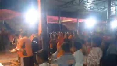 गुण्डरदेही: बघमरा में आयोजित दो दिवसीय मानस गान सम्मेलन का हवन पूजन कर किया गया समापन