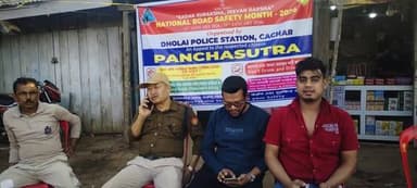 #BREAKING জাতীয় সড়ক সুরক্ষা মাসের অঙ্গ হিসেবে ভাগা বাজারে ধলাই থানা পুলিশের সচেতনতা শিবির #Panchasutra