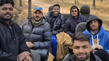 कुरई: भारतीय T20 टीम के सितारे पेंच टाइगर रिजर्व में, खिलाड़ियों ने की जंगल सफारी, फैन्स में दिखा उत्साह