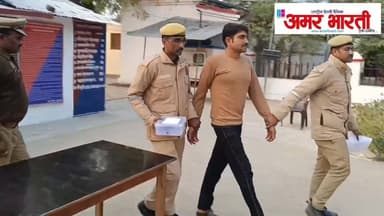 बाँदा :-थाना पैलानी पुलिस द्वारा ट्रक चालक के साथ मारपीट करने वाले वांछित शातिर अभियुक्त को अवैध तमंचा व कारतूस के साथ क...