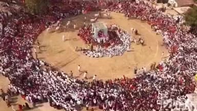 सेलू: प्रतीपंढरी घोराड येथे उसळला भाविकांचा जनसागर; संत केजाजी महाराज पुण्यतिथी महोत्सवानिमित्त डोळ्यांचे पारणे फेडणारा रिंगन