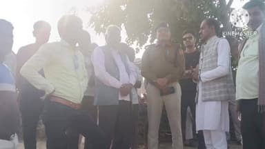 खानपुर: बैसार गाँव के ग्रामीणों की शिकायत पर प्रशासनिक अधिकारियों ने आज कच्चे शमशान स्थल का किया औचक निरीक्षण