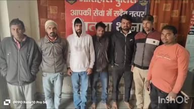 बनकटवा: पुलिस ने 7 शराबियों को किया गिरफ्तार, सभी कर रहे थे हंगामा