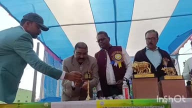 चन्द्रपुरा: कृषि, पशुपालन विभाग की ओर से तेलो में प्रखंड स्तरीय बछड़ा प्रदर्शनी कार्यक्रम का आयोजन