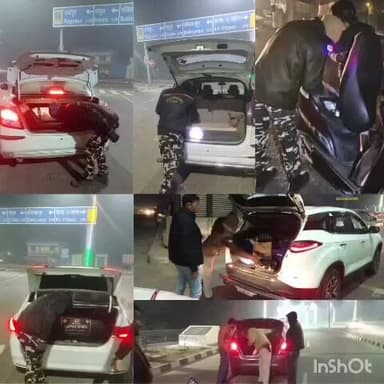 घोसवरी: घोसवरी पुलिस ने थाना क्षेत्र में विभिन्न जगहों पर चलाया सघन वाहन जांच अभियान