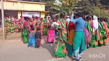 पोड़ैयाहाट: अडानी पावर मोतिया से सटे अमडा कामत, माली आदि गांवों में सोहराय मिलन समारोह मनाया गया