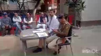 राजापाकर: सरस्वती पूजा को लेकर राजापाकर थाना परिसर में शांति समिति की बैठक