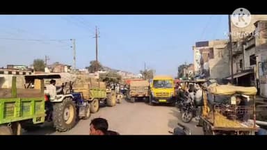 कैलारस: कैलारस में एमएस रोड और पहाड़गढ़ रोड पर 2 घंटे जाम, एंबुलेंस सहित सैकड़ों वाहन फंसे, पुलिस ने खुलवाया