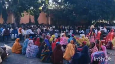 पोड़ी उपरोड़ा: रूंगटा माइंस के विरोध में गोगपा व ग्रामीणों का आंदोलन जारी, चरण दास ने कहा- विनाश रहित विकास की बात हो