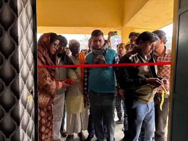 धोरैया: मकैता बबुरा पंचायत के बबुरा गांव में मुखिया द्वारा नव लाइब्रेरी केंद्र का उद्घाटन