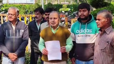 सागर नगर: बड़ा बाजार क्षेत्र में जैन मंदिर निर्माण से वार्डवासी परेशान, मशीनों के चलने से बच्चों की पढ़ाई में हो रही बाधा