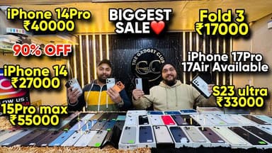 Biggest iPhone Sale Ever 🔥| Cheapest iPhone Market | Second Hand Mobile | iPhone16 Pro iPhone 15