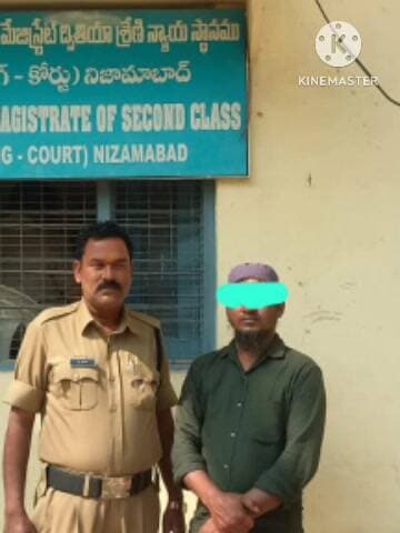 నిజామాబాద్ సౌత్: నగరంలో అర్ధరాత్రి వరకు హోటల్ తెరిచే ఉంచిన వ్యక్తికి రెండు రోజులు జైలు శిక్ష