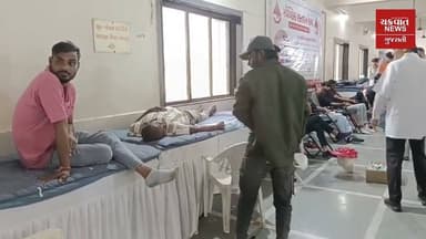 સ્વ. વૈદર્ભીબેન લોરીયાની પ્રથમ વાર્ષિક પુણ્યતિથિ નિમિત્તે મોરબીમાં રક્તદાન શિબિર યોજાઈ