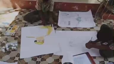 మడకశిర మండలం అమిదలగొంది జడ్పీహెచ్ఎస్ లో విద్యార్థులకు చిత్రలేఖనం పోటీలు