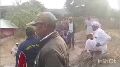 नांदगाव: नांदगाव तालुक्यातील माळेगाव नारायणगाव परिसरात बिबट्याच्या हल्ल्यात गाय ठार