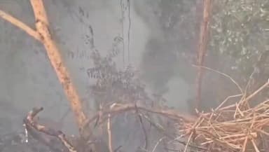 বারাবনী: আসানসোলে ইসিএলের পরিত্যক্ত কোলিয়ারীতে ফেলা আর্বজনাতে আগুন