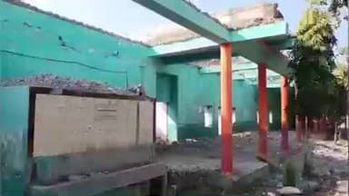 सुनेल: उन्हेल विद्यालय के पांच कमरों को किया गया ज़मींदोज