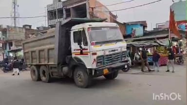 धनवार: SDM ने की कार्रवाई, बिना चालान के 3 पत्थर लदे हाइवा जब्त