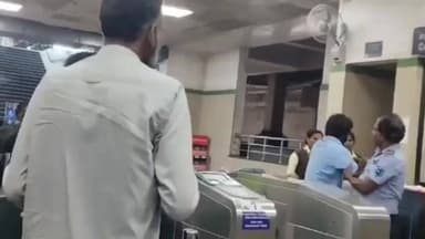 அமைந்தகரை: மெட்ரோ ரயில் அட்டகாசம் செய்த இளைஞர் - போலீசார் குண்டுகட்டாக தூக்கி சென்றதால் பரபரப்பு