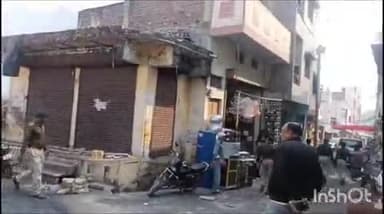 गंधवानी: गंधवानी में बसंत पंचमी से पहले पुलिस का फ्लैग मार्च, सुरक्षा चाक-चौबंद, 200 पुलिसकर्मी शामिल