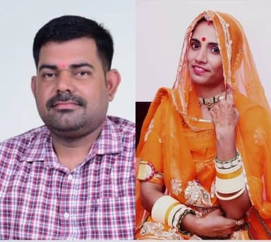 शेरगढ़ के तेना गांव के संतोषगिरी गोस्वामी एवं उनकी पत्नी प्रियंका 77 वे गणतंत्र दिवस पर विशेष अतिथी के रूप में दिल्ली आम...