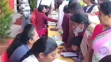 ಹಾಸನ: ನಗರದಲ್ಲಿ ಉಚಿತ ಆರೋಗ್ಯ ತಪಾಸಣಾ ಶಿಬಿರ ಉದ್ಘಾಟಿಸಿದ ಆದಿಚುಂಚನಗಿರಿ ಮಠದ ಶ್ರೀ ನಿರ್ಮಲಾನಂದನಾಥ ಸ್ವಾಮೀಜಿ