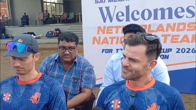 પારડી: પરીયા સાંઈ મેઘપન ગ્રાઉન્ડ પર નેધરલેન્ડની ટીમની પ્રેક્ટિસ મેચ; ટી-20 વર્લ્ડકપ તૈયારીને વેગ