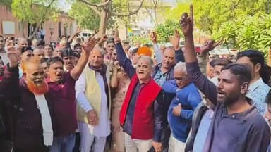 श्रीडूंगरगढ़: श्रीडूंगरगढ़ में कांग्रेस ने एसआईआर में गड़बड़ी के आरोप पर किया प्रदर्शन