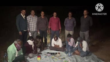 బోధన్: నవీపేట: సిర్నాపల్లి శివారులో పేకాట స్థావరంపై CCS పోలీసుల దాడులు, ఆరుగురు అరెస్ట్