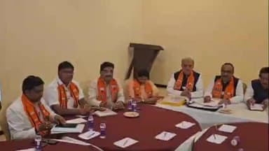 वैजापूर: महायुतीची छत्रपती संभाजीनगर येथे जिल्हा परिषद मध्ये युती बाबत बैठक