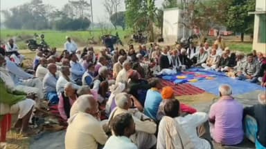 कटरा: बर्री में ग्रामीणों ने बागमती नदी बांध का निर्माण कार्य रोका, विस्थापितों के पुनर्वास की मांग की