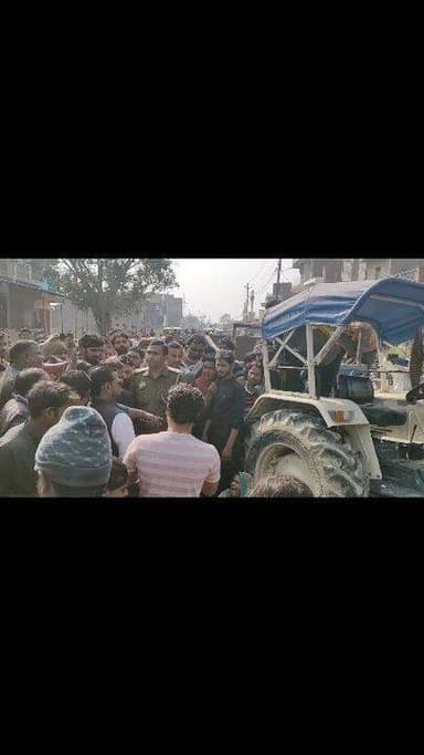 #रसूलाबाद अतिक्रमण बना हादसे कारण, तेज रफ्तार ट्रैक्टर ने किशोर को रौंदा, मौके पर दर्दनाक मौत...