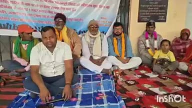 अंधराठाढ़ी: अंधराठाढ़ी प्रखंड सह अंचल कार्यालय प्रांगण में छह सूत्री मांगों को लेकर तीन लोगों का अनशन शुरू