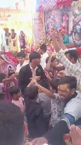 ग्राम नलखेड़ा में चल रही श्रीमद्भभागवत कथा के पांचवें दिन गोवर्धन पूजा का उत्सव मनाया गया।