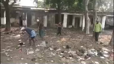 मेसकौर: सीतामढ़ी राजकीय मेला परिसर में चला विशेष सफाई अभियान, मेला संवेदक ने संभाली कमान