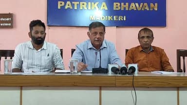 ಮಡಿಕೇರಿ: ಡಾಂಬರು ಘಟಕ ಮತ್ತು ಕಾಂಕ್ರೀಟ್ ಮಿಶ್ರಣ ಘಟಕಗಳಿಗೆ ಅವಕಾಶ ನೀಡದಂತೆ: ನಗರದಲ್ಲಿ ಕರ್ನಲ್ ಸಿ ಪಿ ಮುತ್ತಣ್ಣ