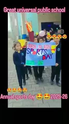 ग्रेट यूनिवर्सल पब्लिक स्कूल चुम्बा में दो दिवसीय खेल प्रतियोगिता का आयोजन किया गया |