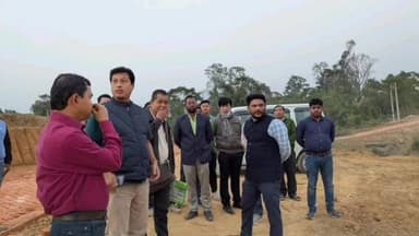 শান্তিরবাজার: শান্তির মহকুমার লাউগাঙে ব্রু সেটেলমেন্ট সাইট পরিদর্শন করেন রাজ্যের মন্ত্রী সহ এক প্রতিনিধি দল