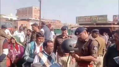 दमयंती नगर: '1000 लाइव्स' अभियान के तहत एसपी ने हेलमेट बांटे, बिना लाइसेंस वाहन न चलाने की दी सख्त हिदायत